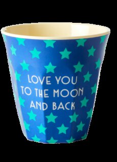 Rice Melamine Beker Stars Love you to the Moon Medium