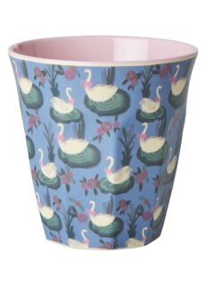 Rice Melamine Beker Swan Lake