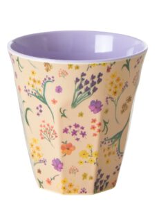 Rice Melamine Beker Wild Flower Medium