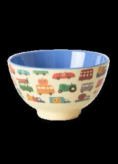 Rice Melamine Kom Happy Cars