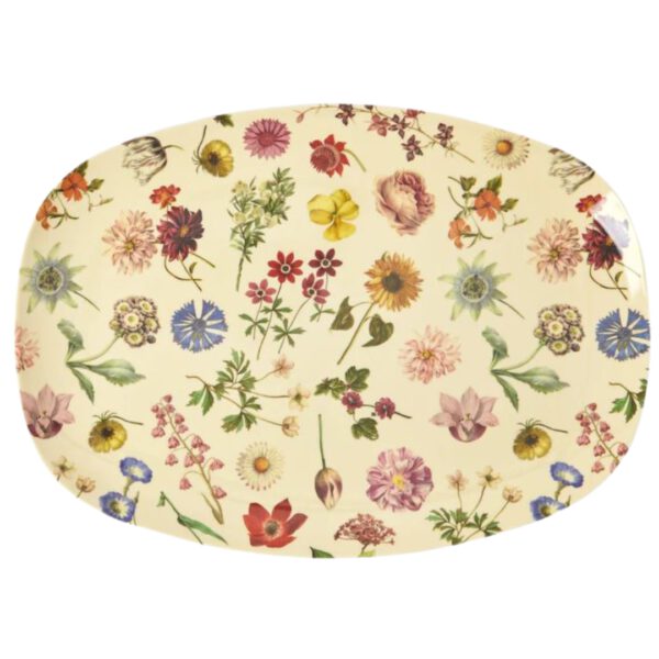 Rice Melamine Ovaal Bord Floras Dream