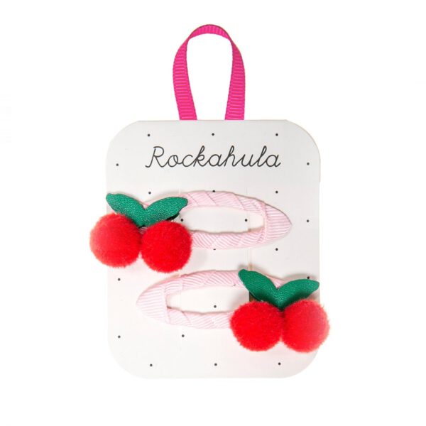 Rockahula Haarspeldjes Sweet Cherry Pom Pom