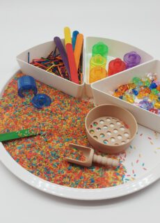 Sensory Play Regenboog Box