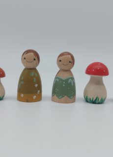 Set Elfjes met Paddenstoelen