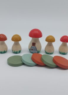 Set Paddenstoelen met schijfjes