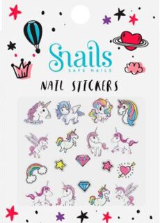 Snails Nagelstickers | Unicorn