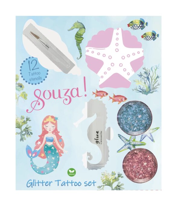 Souza! Glitter tattoo set Mermaid