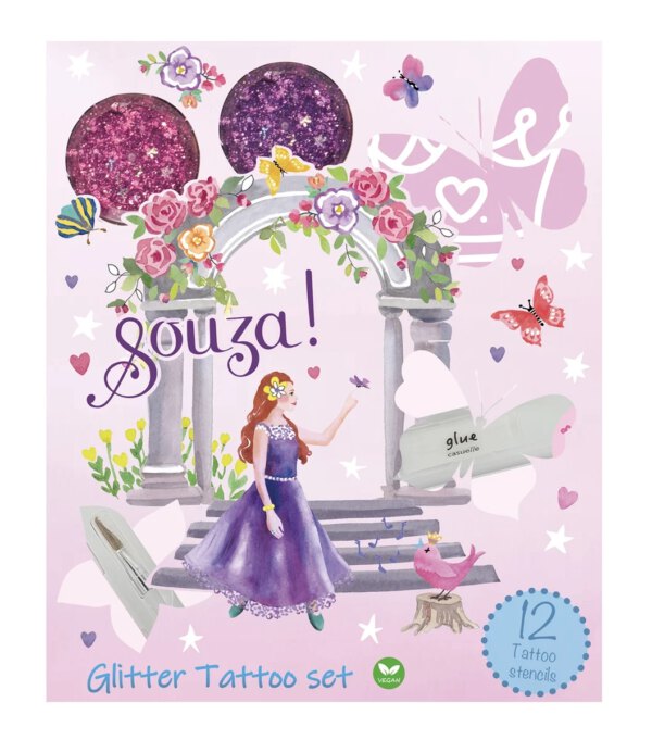 Souza! Glitter tattoo set Princess