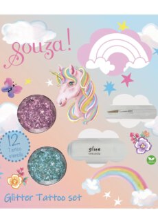 Souza! Glitter tattoo set Unicorn