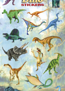 Stickervel Dinosaurus