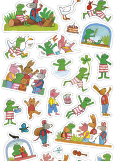 Stickervel Kikker & Vriendjes