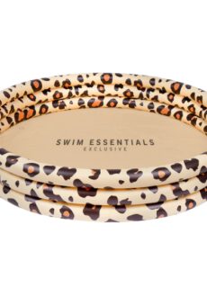 Swim Essentials Zwembad Rond 150 cm Beige Panterprint