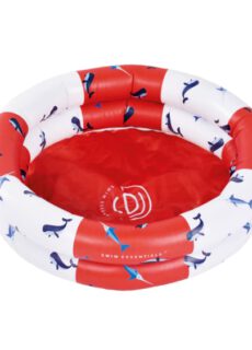 Swim Essentials Zwembad Rond 60 cm Rood Wit Walvis