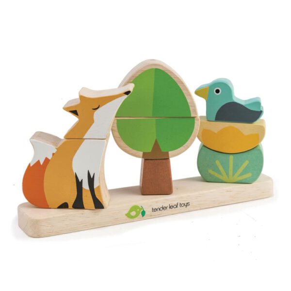 Tender Leaf Toys Houten Magnetische Stapelaar Vos