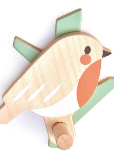 Tender Leaf Toys Houten Vogel Haakje | Forest Coat Hook