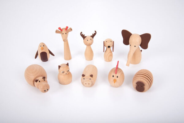 TickiT Houten speelfiguren Animal Friends