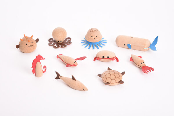 TickiT Houten speelfiguren Sea Creatures