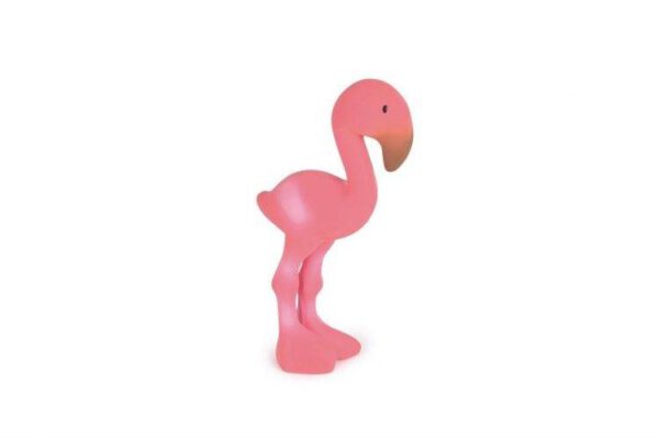 Tikiri Squeaker Bijt-en knijpspeeltje | Flamingo