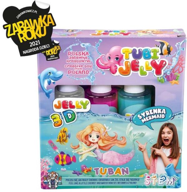 Tuban Tubi Jelly set met 3 kleuren Mermaid