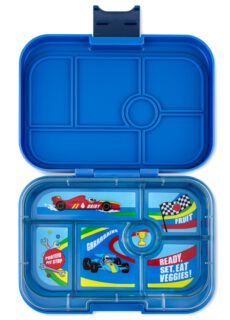 Yumbox Original 6-vakken Surf Blue Race Cars