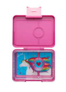 Yumbox Snack 3 vakken Malibu Purple Magical Unicorn Tray