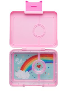 Yumbox Snack 3 vakken Power Pink Rainbow Tray