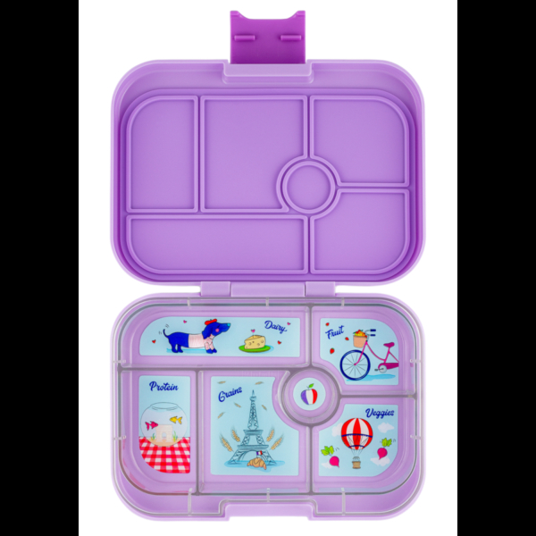 Yumbox Yumbox Original 6-vakken Lulu Purple / Paris Tray