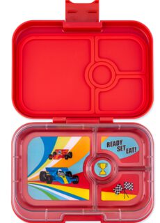 Yumbox Yumbox Panino 4 vakken Roar Red Race Cars tray