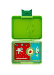 Yumbox Yumbox Snack 3 vakken Lime Green / Rocket Tray