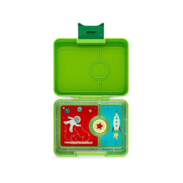 Yumbox Yumbox Snack 3 vakken Lime Green / Rocket Tray