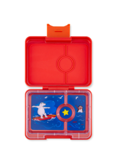 Yumbox Yumbox Snack 3 vakken Roar Red / Polar Bear Tray