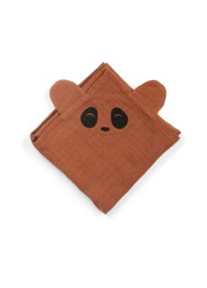 nuuroo Bjørk hydrofiele knuffeldoek Caramel cafe 70x70 - 2 pack