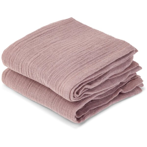 nuuroo Hydrofiele doek Mahogany / Rose - 2 pack 60x60 cm